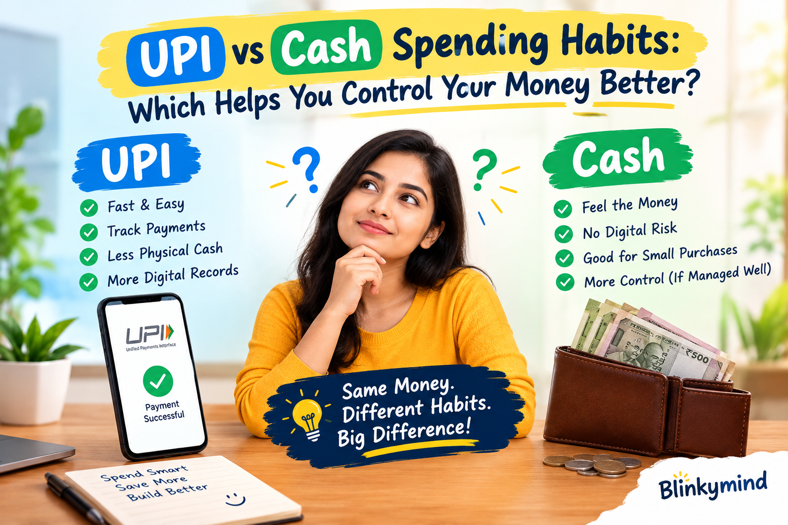 upi vs cash spending habits